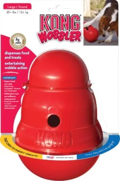 Kong Hondenspeelgoed Wobbler L Rood D 13 H 19 Cm -Beeztees || ROYAL CANIN || FLEXI Verkoopwinkel 0035585034003 2