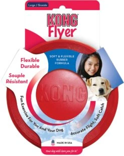 Kong Hondenspeelgoed Flyer Frisbee Rood D 22,5 Cm -Beeztees || ROYAL CANIN || FLEXI Verkoopwinkel 0035585129082 2