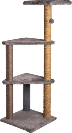 Intratuin Krabpaal Grijs 41 X 41 X 118 Cm