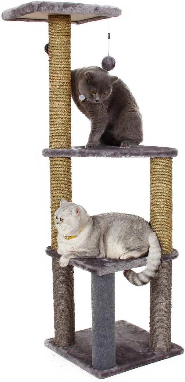 Intratuin Krabpaal Grijs 41 X 41 X 118 Cm 4 Intratuin Krabpaal Grijs 41 X 41 X 118 Cm - Afbeelding 2