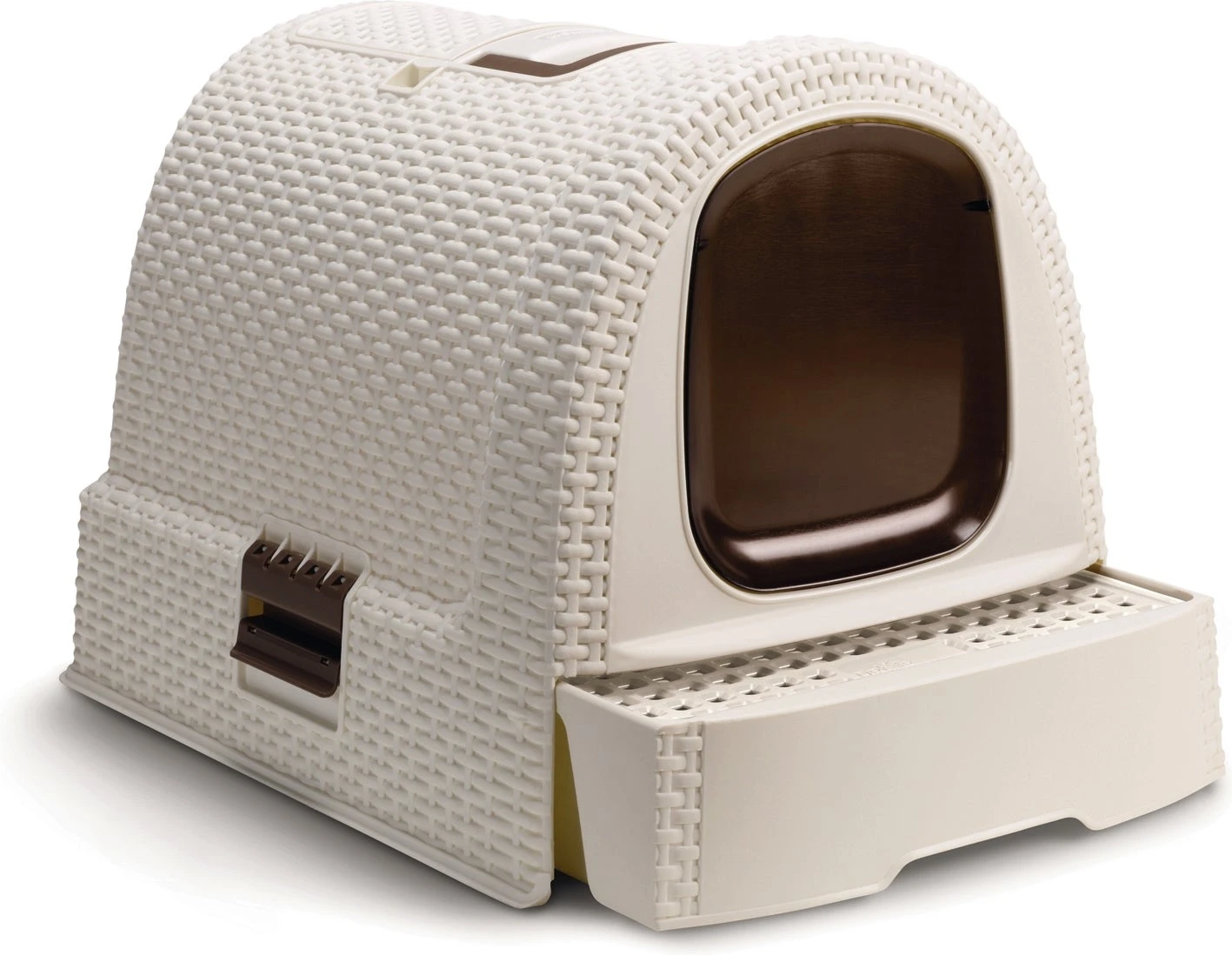 Curver Kattenbak Wit 51 X 38 X 39 Cm 4 Curver Kattenbak Wit 51 X 38 X 39 Cm - Afbeelding 2