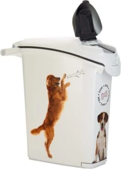Curver Voerton Hond Wit 23 L / 10 Kg -Beeztees || ROYAL CANIN || FLEXI Verkoopwinkel 3253923882209 3