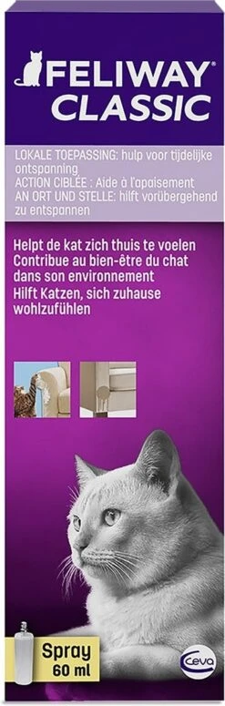 Feliway Classic Kalmerende Spray 60 Ml