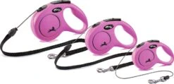 Flexi Hondenriem Rollijn Classic Koord M Roze 5 M -Beeztees || ROYAL CANIN || FLEXI Verkoopwinkel 4000498022634 3