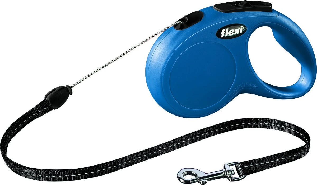Flexi Rollijn Classic Cord S 8 Meter Blauw 3 Flexi Rollijn Classic Cord S 8 Meter Blauw