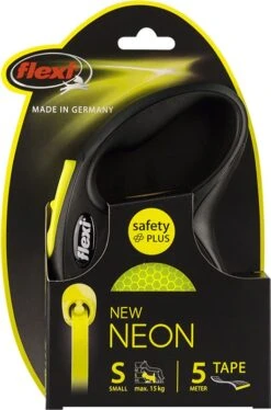 Flexi Rollijn New Neon Tape S Zwart 5 M -Beeztees || ROYAL CANIN || FLEXI Verkoopwinkel 4000498023518 2