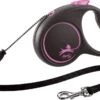 Flexi Rollijn Black Design Koord M Roze 5 M -Beeztees || ROYAL CANIN || FLEXI Verkoopwinkel 4000498033418 1