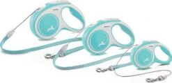 Flexi Hondenriem Rollijn New Comfort Koord XS Lichtblauw 3 M -Beeztees || ROYAL CANIN || FLEXI Verkoopwinkel 4000498042717 3