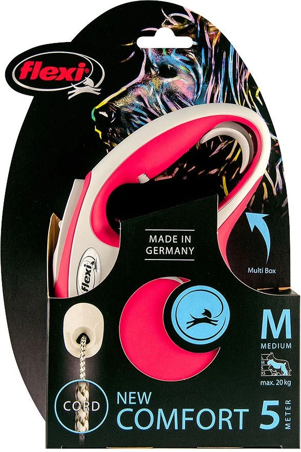 Flexi Rollijn New Comfort Koord M Rood 5 M 4 Flexi Rollijn New Comfort Koord M Rood 5 M - Afbeelding 2