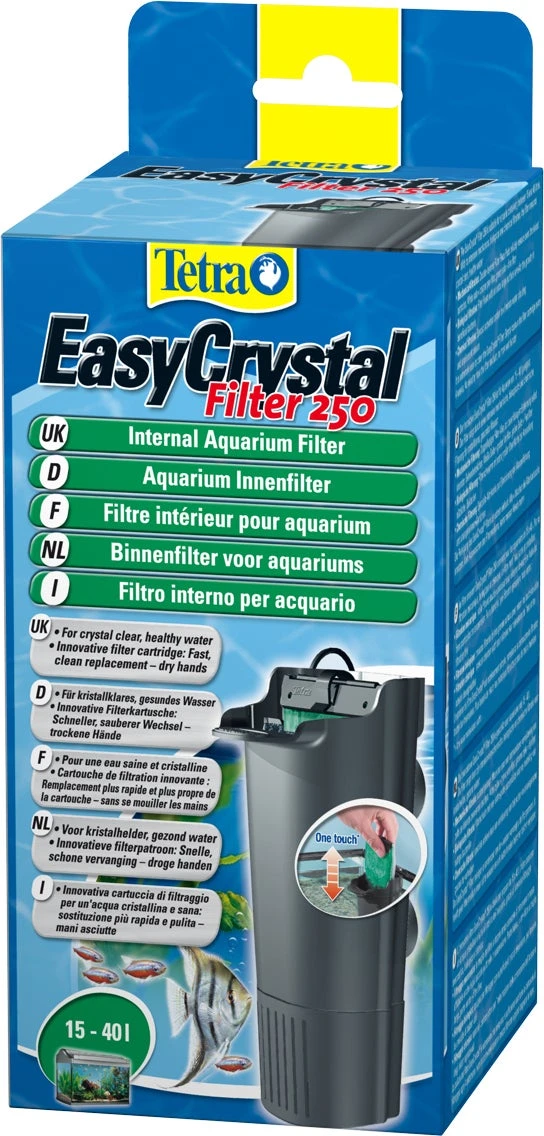 Tetra Aquarium Binnenfilter Easy Crystal Filter 250 15-40 L 3 Tetra Aquarium Binnenfilter Easy Crystal Filter 250 15-40 L