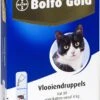 Bolfo Vlooiendruppels Gold Kat 80 4 Pipetten -Beeztees || ROYAL CANIN || FLEXI Verkoopwinkel 4007221018179 1
