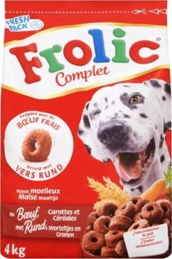 Frolic Rund Met Worteltjes En Granen 4 Kg