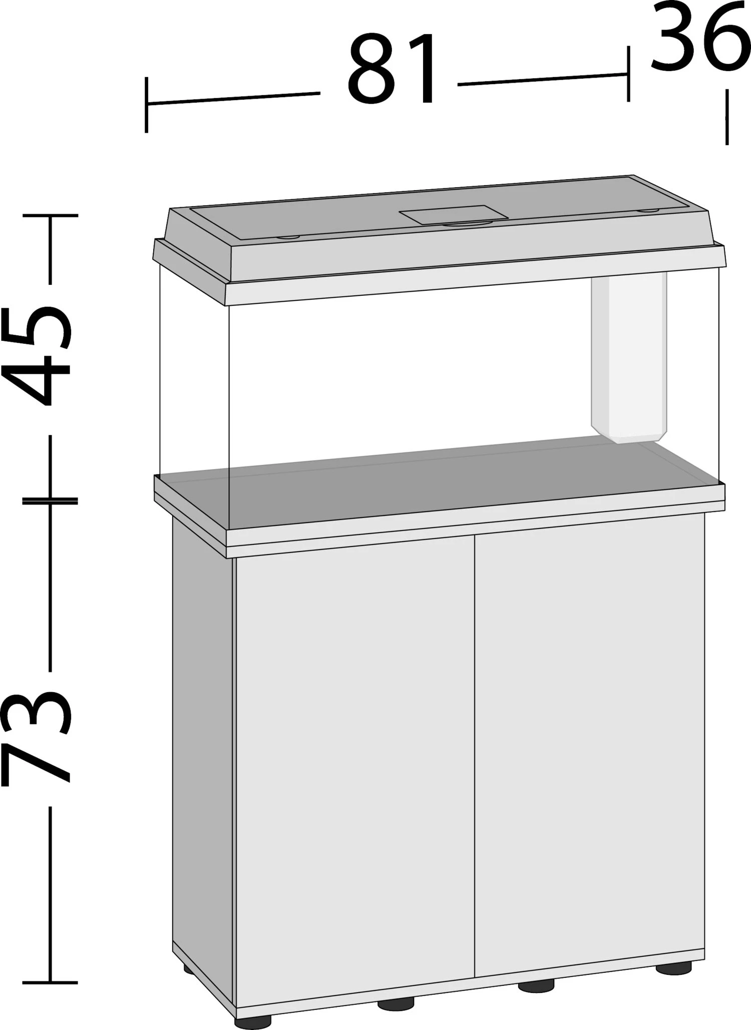 Juwel Aquarium Primo 110 LED Zwart 82 X 37 X 41,5 Cm 4 Juwel Aquarium Primo 110 LED Zwart 82 X 37 X 41,5 Cm - Afbeelding 2