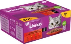 Whiskas Kattenvoer In Saus Classic Selectie Adult 85 G 80 Stuks -Beeztees || ROYAL CANIN || FLEXI Verkoopwinkel 4770608262129 3