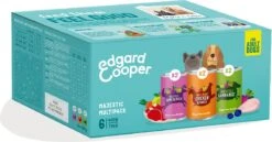 Edgard & Cooper Hondenvoer Multipack Wild, Kip En Lam Adult 400 G 6 Stuks
