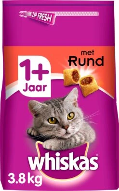 Whiskas Kattenvoer Adult Rund 3,8 Kg