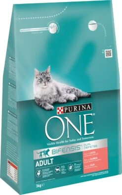 Purina One Bifensis Kattenvoer Adult Zalm & Volkorenrijst 3 Kg