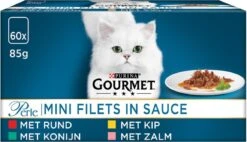 Gourmet Kattenvoer Perle Mini Filets In Saus Adult 85 G 60 Stuks