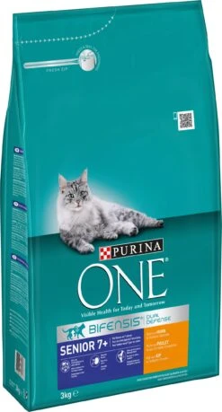 Purina One Kattenvoer Kip Senior 7+ 3 Kg