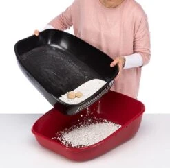 Ferplast Kattenbak Magix Rood 45,5 X 55,5 X 41 Cm -Beeztees || ROYAL CANIN || FLEXI Verkoopwinkel 8010690052793 4