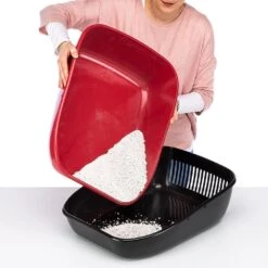 Ferplast Kattenbak Magix Rood 45,5 X 55,5 X 41 Cm -Beeztees || ROYAL CANIN || FLEXI Verkoopwinkel 8010690052793 6