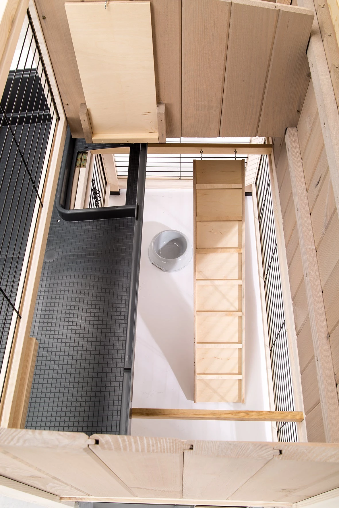 Ferplast Konijnenhok Ranch 140 Plus Naturel 140 X 75 X 103 Cm 5 Ferplast Konijnenhok Ranch 140 Plus Naturel 140 X 75 X 103 Cm - Afbeelding 3