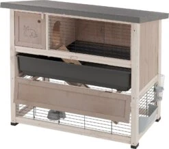 Ferplast Konijnenhok Ranch 120 Plus Naturel 117 X 69 X 101 Cm -Beeztees || ROYAL CANIN || FLEXI Verkoopwinkel 8010690095578 3