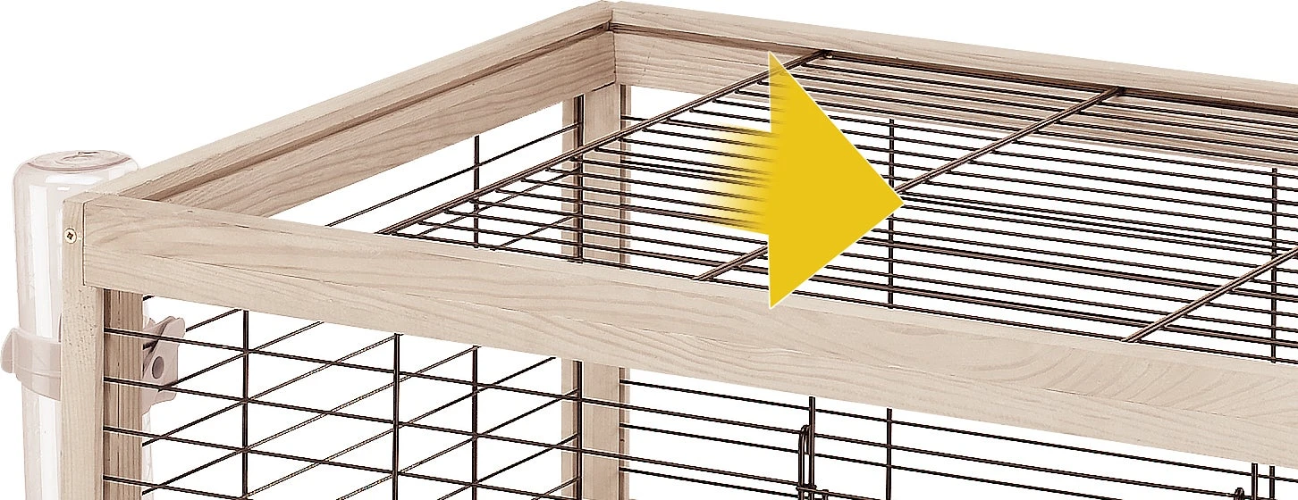 Ferplast Konijnenkooi Arena Naturel 125 X 64,5 X 51 Cm 5 Ferplast Konijnenkooi Arena Naturel 125 X 64,5 X 51 Cm - Afbeelding 3