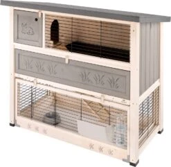 Ferplast Konijnenhok Ranch 120 Max Naturel 117 X 69 X 107 Cm -Beeztees || ROYAL CANIN || FLEXI Verkoopwinkel 8010690139692 4