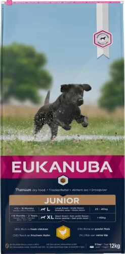 Eukanuba Hondenvoer Junior (extra) Groot Kip 12 Kg