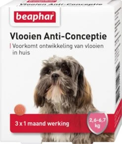 Beaphar Vlooientabletten Anti Conceptie Hond 2,6-6,7 Kg 3 Stuks