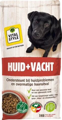 VITALstyle Hondenvoer Huid En Vacht Adult 5 Kg