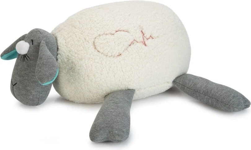 Beeztees Hondenspeelgoed Knuffel Heartbeat Puppy Wit 35 X 20 X 14 Cm 4 Beeztees Hondenspeelgoed Knuffel Heartbeat Puppy Wit 35 X 20 X 14 Cm - Afbeelding 2