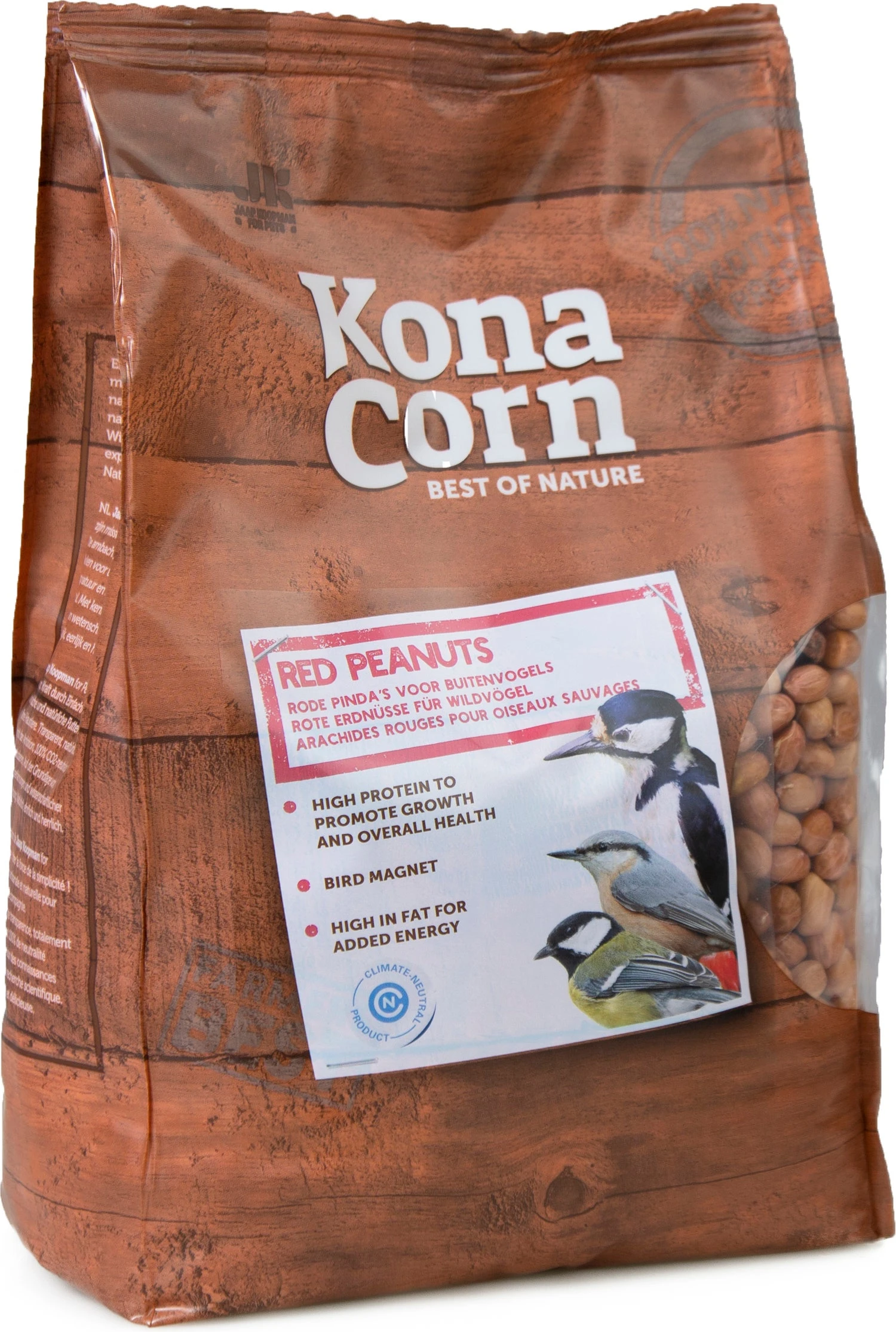 KonaCorn Tuinvogelvoer Rode Pinda 1,8 Kg 3 KonaCorn Tuinvogelvoer Rode Pinda 1,8 Kg