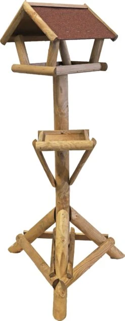 Boon Vogelvoederhuis Dakleer Met Voederplateau Bruin 66 X 58 X 132 Cm