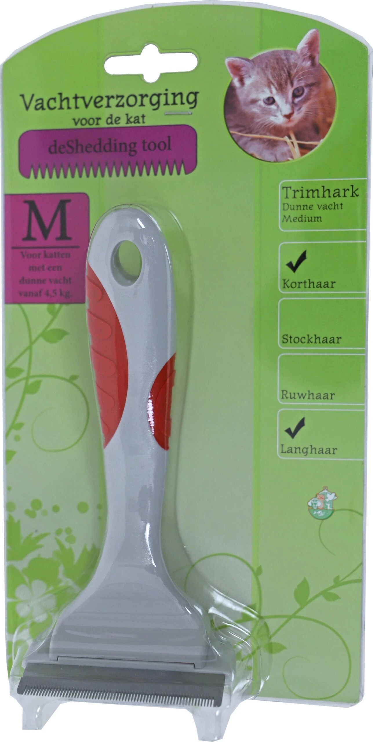 Boon Trimhark Kat Grijs M 3 Boon Trimhark Kat Grijs M