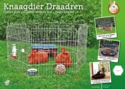 Boon Konijnenren 6 Panelen Zilver 60 X 4 X 63,5 Cm -Beeztees || ROYAL CANIN || FLEXI Verkoopwinkel 8712901080976 3