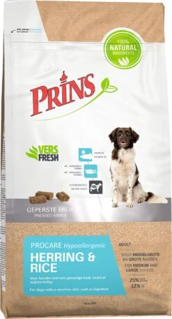 Prins Hondenvoer ProCare Hypoallergenic Haring En Rijst 3 Kg