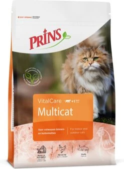 Prins Kattenvoer VitalCare Multicat Adult 4 Kg