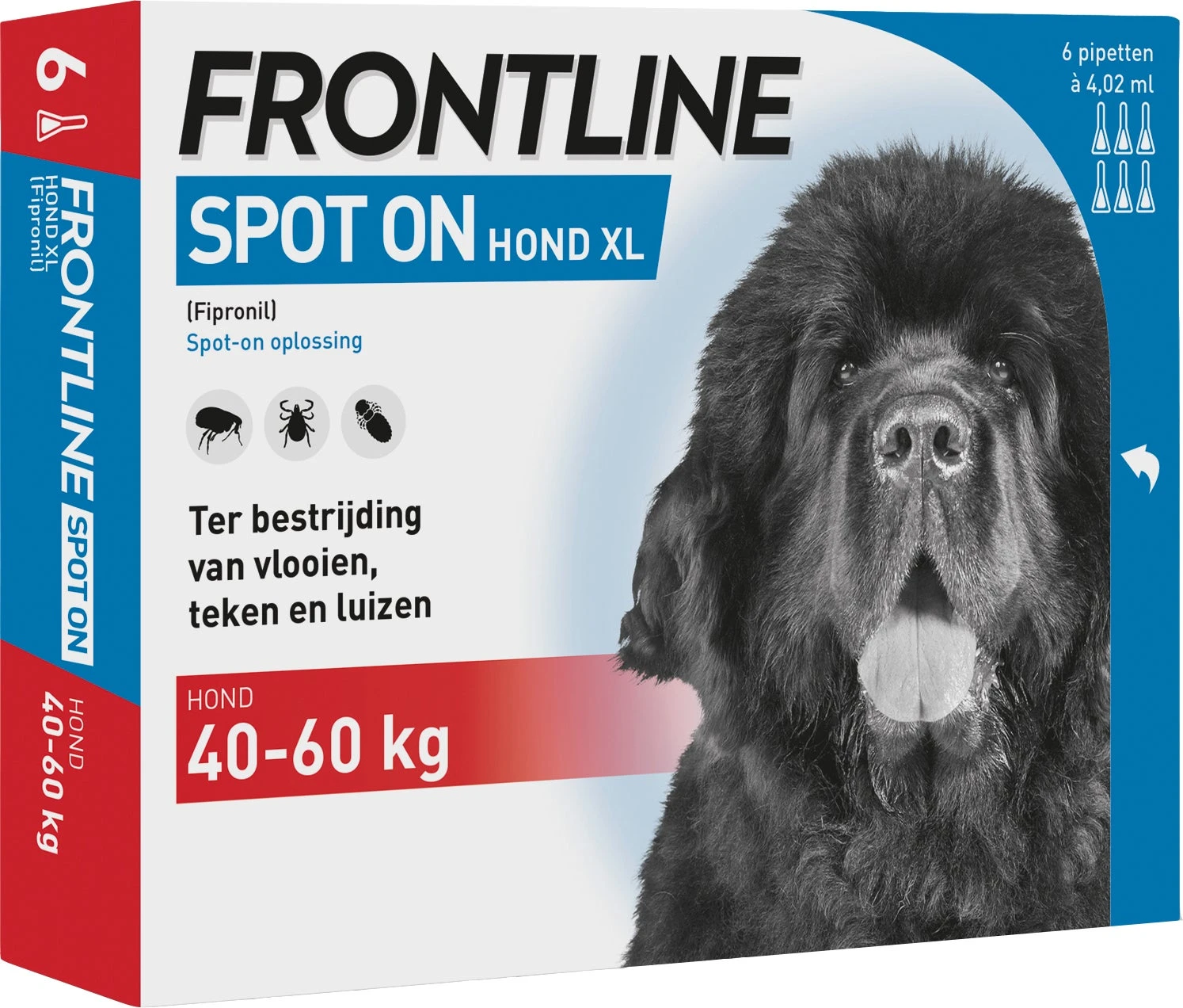 Frontline Spot On Hond XL 40-60 Kg 6 Stuks 3 Frontline Spot On Hond XL 40-60 Kg 6 Stuks
