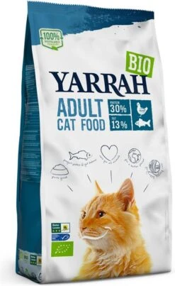 Yarrah Biologische Kattenvoer Kip En Vis Adult 2,4 Kg