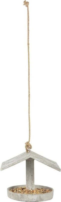 Esschert Design Vogelvoederhuis Aged Grijs 18,9 X 16,9 X 16,3 Cm