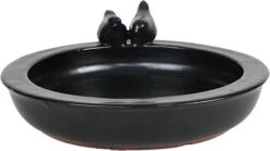 Esschert Design Vogelvoeder- En Drinkschaal Antraciet 30,7 X 32,9 X 10,9 Cm