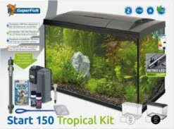 SuperFish Aquarium Start 150 Tropical Kit Wit 146 L -Beeztees || ROYAL CANIN || FLEXI Verkoopwinkel 8715897312441 2