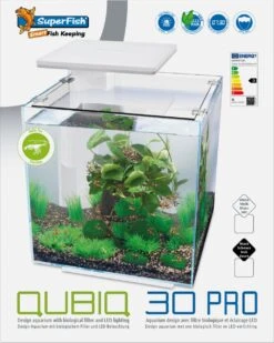 SuperFish Aquarium QubiQ 30 Pro Wit 30 L -Beeztees || ROYAL CANIN || FLEXI Verkoopwinkel 8715897314650 2