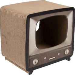 District 70 Krabkarton Telly Tv 39 X 27 X 37 Cm -Beeztees || ROYAL CANIN || FLEXI Verkoopwinkel 8717202615308 2