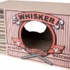 District 70 Krabkarton Whisker Roze 55 X 30 X 30 Cm -Beeztees || ROYAL CANIN || FLEXI Verkoopwinkel 8717202616527 0