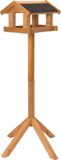 Intratuin Vogelvoederhuisje Naturel 40 X 30 X 122 Cm