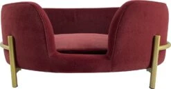 Intratuin Hondenmand Olivia Rood 64 X 41 X 24 Cm