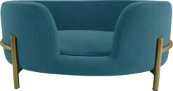 Intratuin Hondenmand Olivia Blauw 64 X 41 X 24 Cm